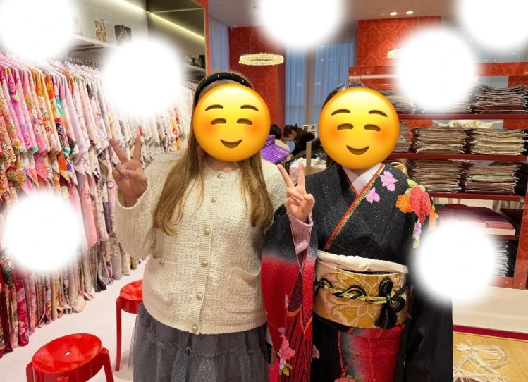 成人式　前撮り　梅田　ママ振　古典