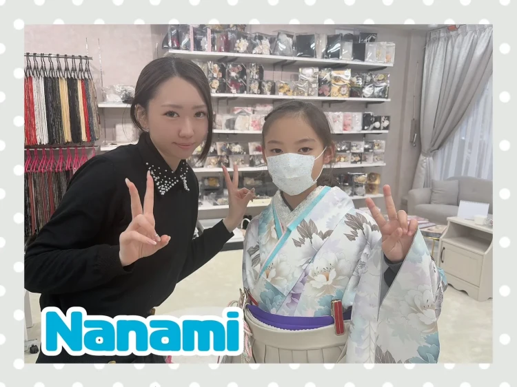 TAKAZEN奈良　袴　レンタル　くすみカラー　水色　可愛い　イマドキ　はんなり　大柄