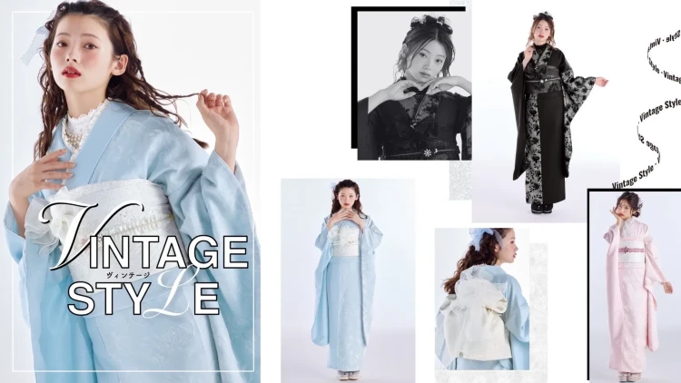 ♥【TAKAZEN堺店】　24日　個性派必見！おしゃれな新作ヴィンテージ振袖のご紹介♥