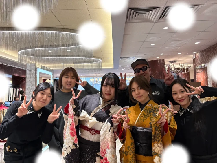 【TAKAZEN表参道店　Flagship】♡３日　表参道でかわいい振袖姫ちゃん♡