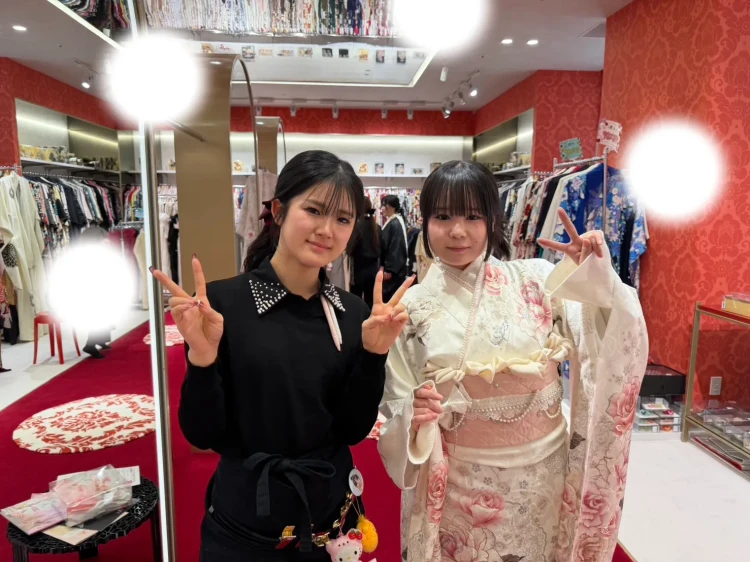 成人式　フォトプラン　可愛い　ピンク　ヘップバーン　キラキラ