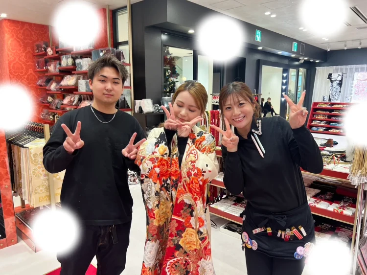 【TAKAZEN大阪梅田本店】♡10日 大阪梅田で派手かわモードの振袖姫ちゃん♡