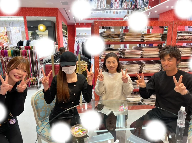 成人式　振袖　梅田　キラキラ