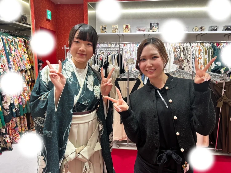 【TAKAZEN大阪梅田本店】♡22日　大阪梅田でおしゃれハカマ姫ちゃん♡