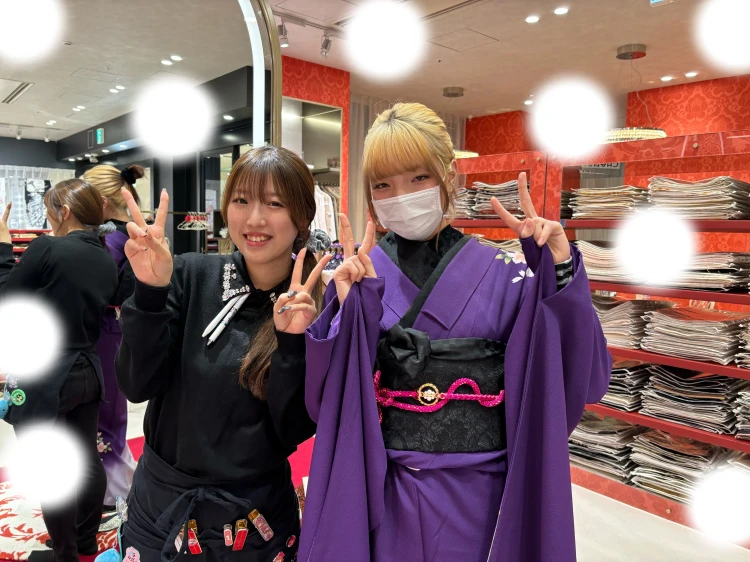 成人式　ママ振袖　梅田