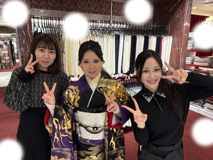 【TAKAZEN表参道店　Flagship】💗４日　表参道でとびきり可愛いお振袖の姫ちゃん💗