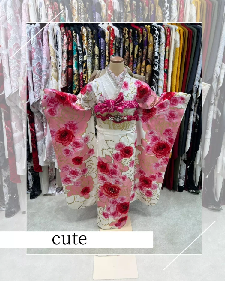 TAKAZEN神戸店　前撮り撮影会　イマドキ　カワイイ　コディネート　振袖　レンタル　袴　