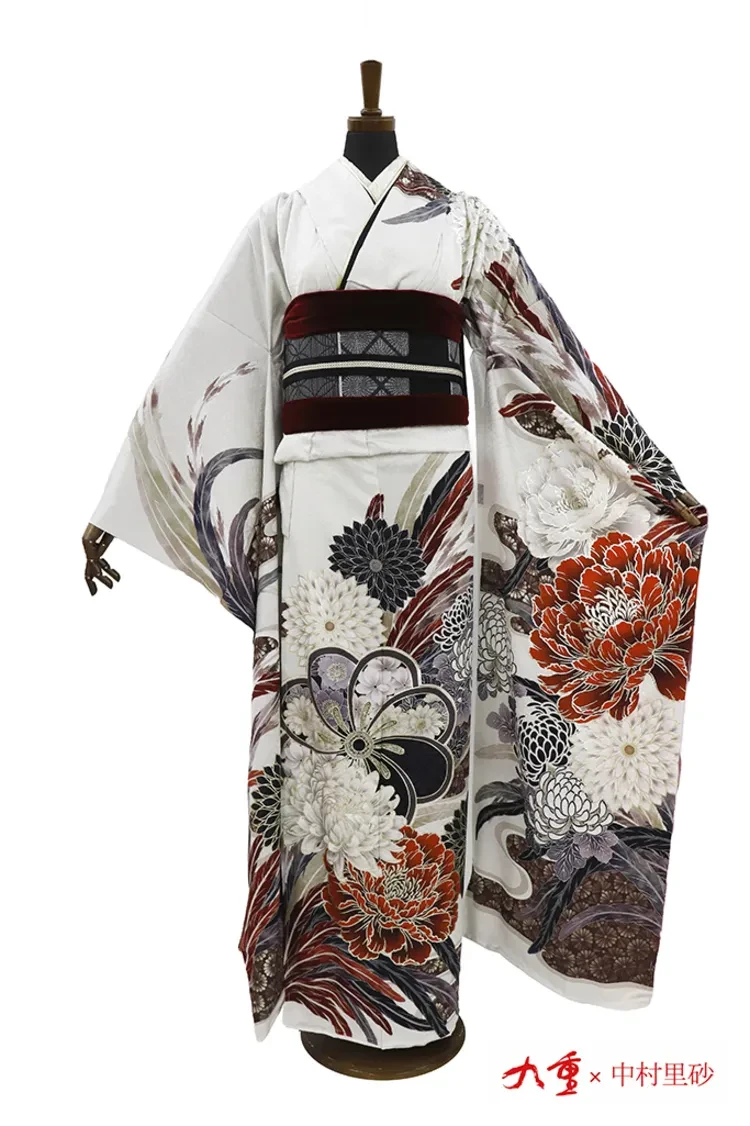 9/8限定1000円引中　最終価格　振袖　正絹　仮絵羽♥️訳ありサービス品♥️ 正絹振袖キラキラ綺麗