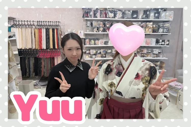 JAPANSTYLE×中村里砂ブランド袴　くすみカラーガーリー　白/ピンク　水彩画風　かわいい　量産型　女の子らしい　TAKAZEN奈良　袴　レンタル　卒業式