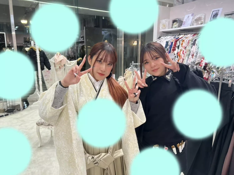 TAKAZEN神戸店 前撮り撮影会 イマドキ カワイイ コディネート 振袖 レンタル 袴 くすみ