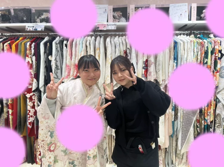 TAKAZEN神戸店 前撮り撮影会 イマドキ カワイイ コディネート 振袖 レンタル 袴 ピンク色 古典