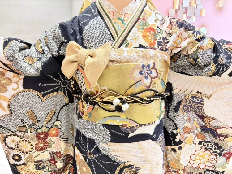 TAKAZEN姫路店　姫路市　成人式　卒業式　袴　振袖　イマドキ振袖　緑　古典柄振袖　イマドキ古典