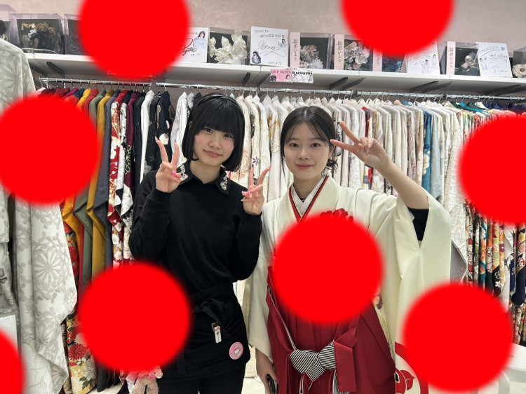 【TAKAZEN神戸旧居留地店】 ♡13日 神戸市・明石市・西宮市にお住まいの方必見!中振袖を使った袴コーデがとてもお似合いで可愛い姫ちゃん♡