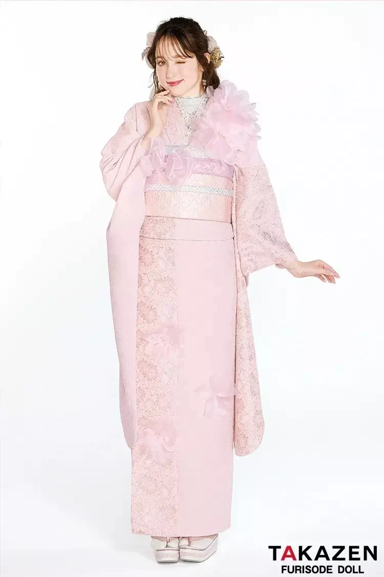 TAKAZEN姫路店　振袖　成人式　カワイイ　おしゃれ　シュシュ　目立ちたい