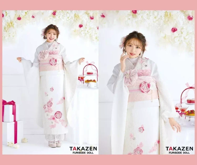 TAKAZEN神戸店　前撮り撮影会　イマドキ　カワイイ　コディネート　振袖　レンタル　袴　　新作お振袖