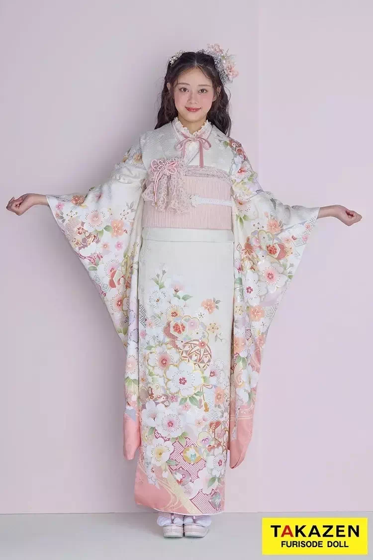 TAKAZEN神戸店　前撮り撮影会　イマドキ　カワイイ　コディネート　振袖　レンタル　袴　　くすみ