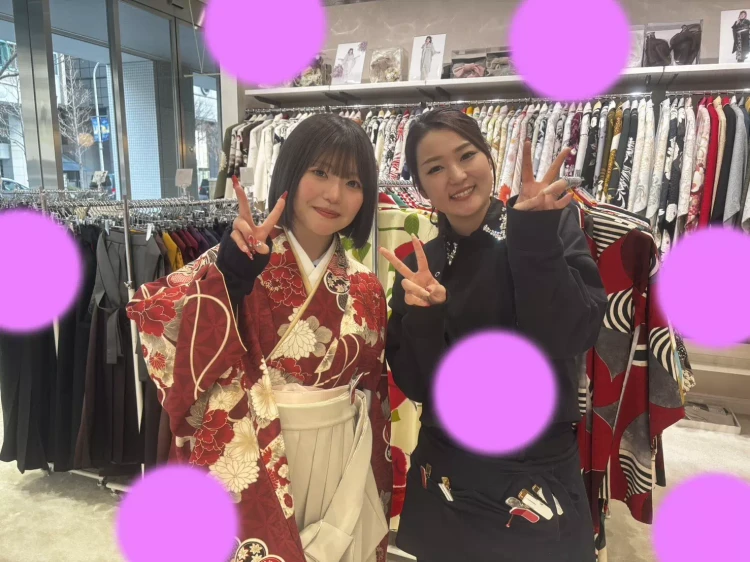 TAKAZEN神戸店　前撮り撮影会　イマドキ　カワイイ　コディネート　振袖　レンタル　袴　