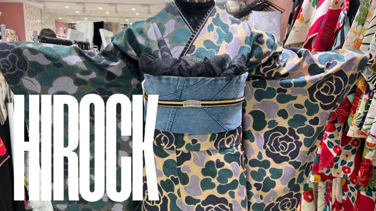 【TAKAZEN姫路店】♡13日 2027年成人の方におすすめのHIROCKコラボ迷彩振袖のご紹介です♡