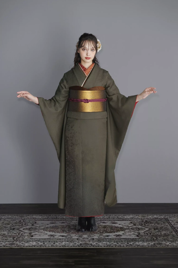 TAKAZEN姫路店　姫路市　成人式　振袖　ヴィンテージ　アンティーク　トレンド