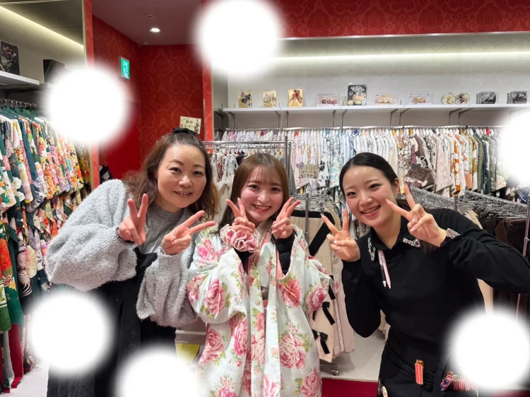 成人式　卒業式　TAKAZEN 袴レンタル　ピンク　水色　可愛い