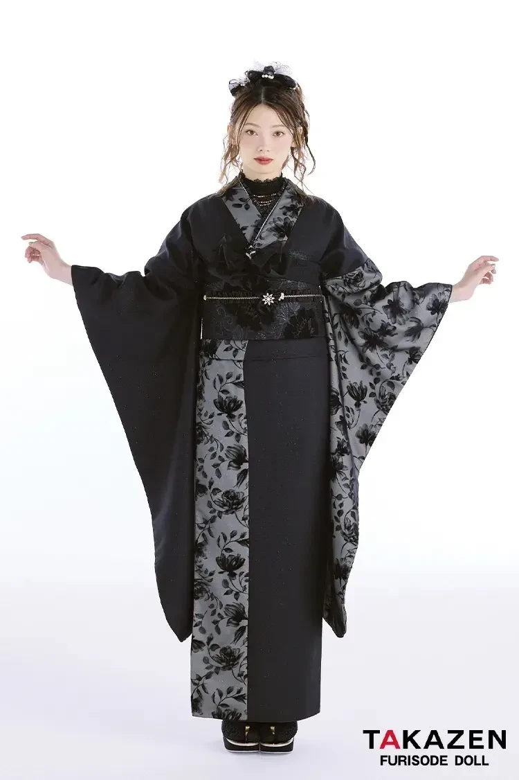 成人式　前撮り　梅田　振袖　ヴィンテージ　おしゃれ振袖