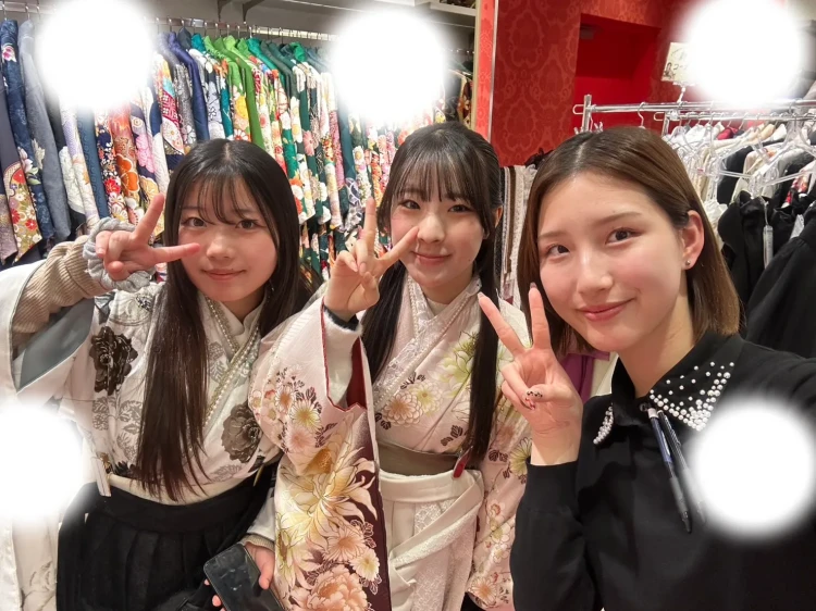 成人式　前撮り　梅田　袴　くすみカラー　かわいい　イマドキ　淡色　古典　タカゼン　撮影
