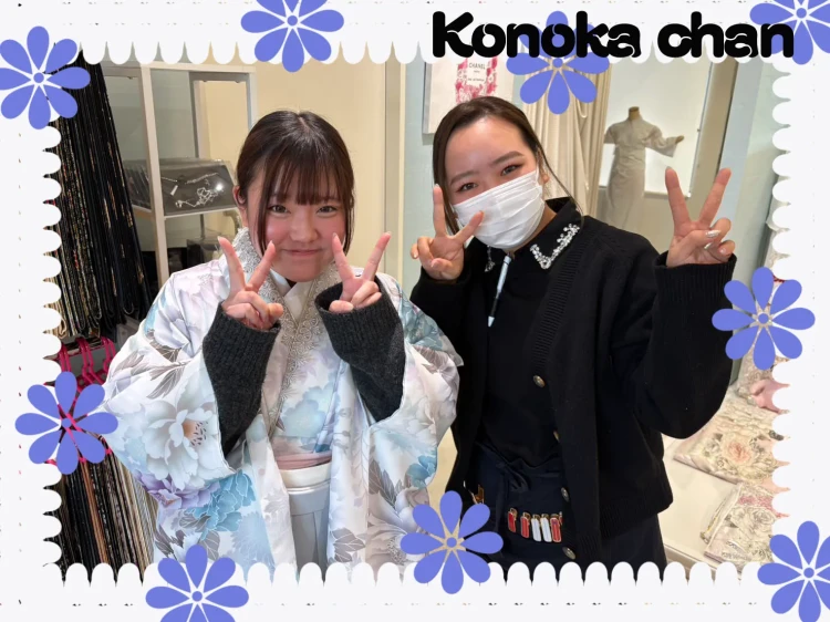 TAKAZEN　タカゼン　袴　レンタル　寒色　水色　くすみ