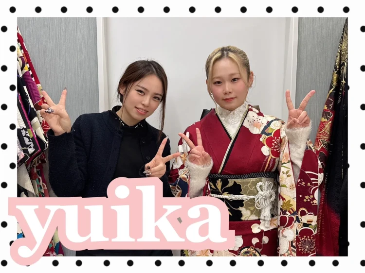 【TAKAZEN橿原店】24日♡天理市/市からお越しの2027年成人　赤色のかわいらしい古典柄お振袖姫ちゃん達♡