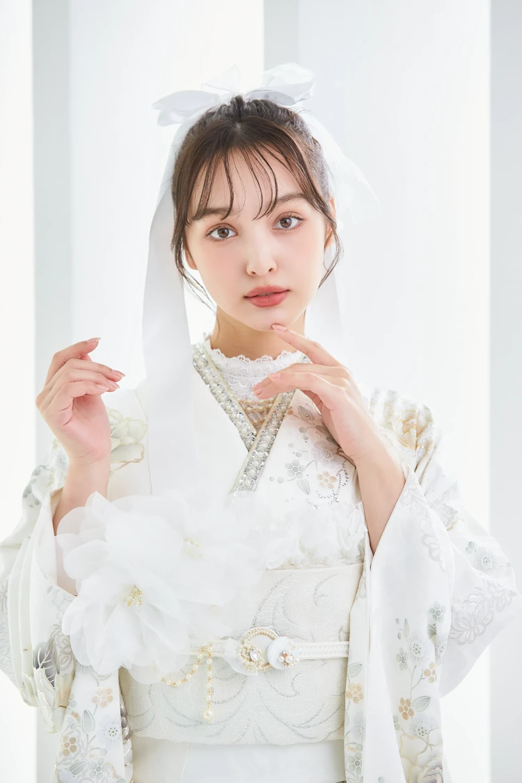 成人式振袖レンタル　HEPBURN　コスメカラー　ミントグリーン　トレンド振袖