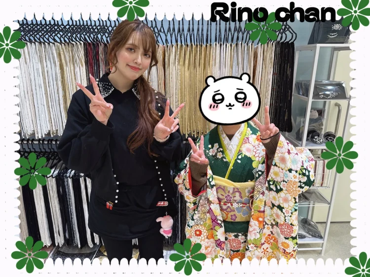 TAKAZEN　タカゼン　振袖　レンタル　古典　緑