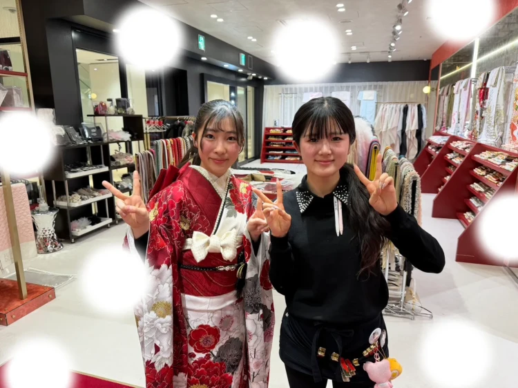 成人式　前撮り　梅田　袴　くすみカラー　かわいい　イマドキ　淡色　古典　タカゼン　撮影