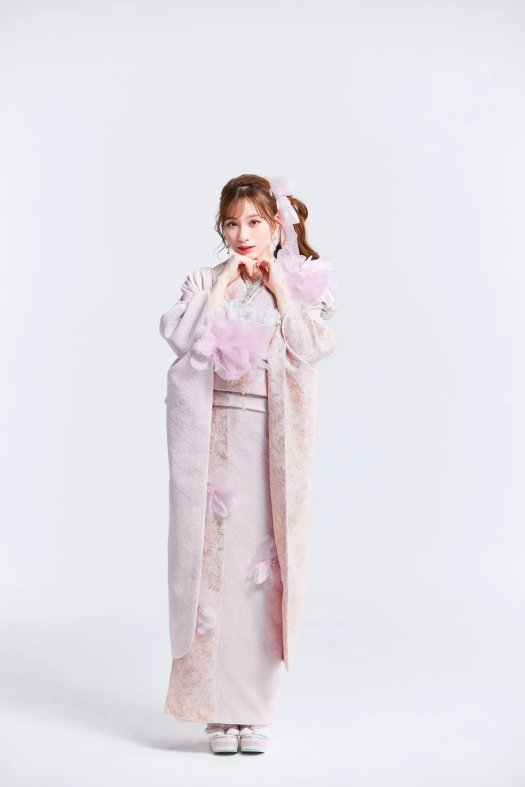 成人式振袖レンタル　HEPBURN　シュシュ　かわいい