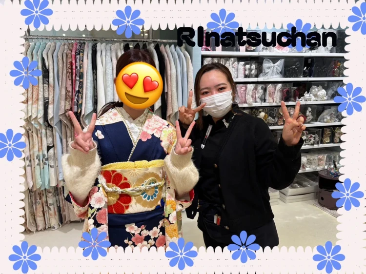 成人式　振袖レンタル　堺　古典柄　安カワ