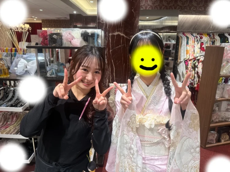 振袖レンタル　東京　表参道　かわいい　おしゃれ　個性派　かわいい　キラキラ　ピンク