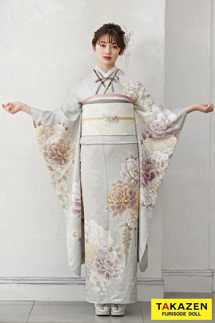 東京　表参道　成人式　振袖　振袖レンタル　エレガント　くすみカラー　