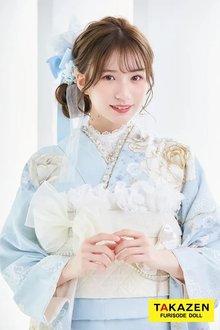 成人式振袖レンタル　明るめカラー　