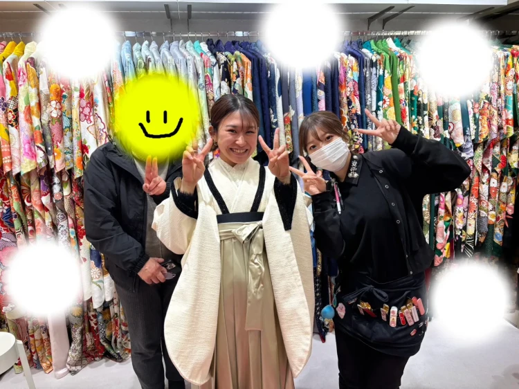 卒業式　袴　梅田