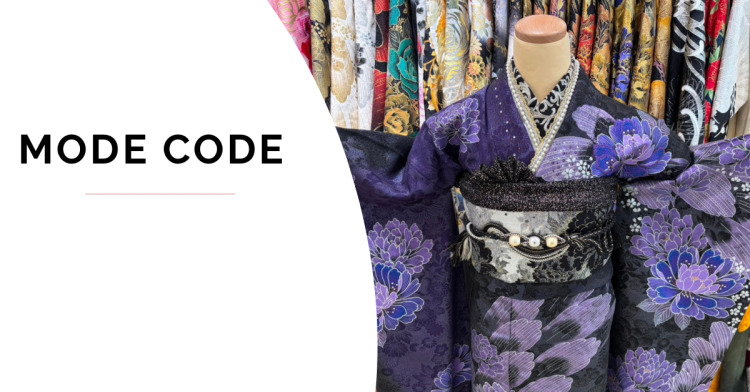 【TAKAZEN神戸旧居留地店】♡30日　神戸市・明石市・三木市　紫好きのお嬢様にオススメ♡黒×紫のド派手モード系お振袖のご紹介です♡