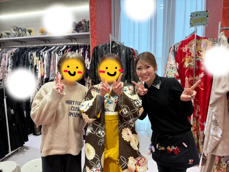 卒業式　袴　レンタル　大阪　からし　かわいい