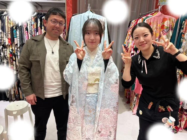 成人式　前撮り　梅田　コスメカラー　キラキラ　くすみカラー　水色