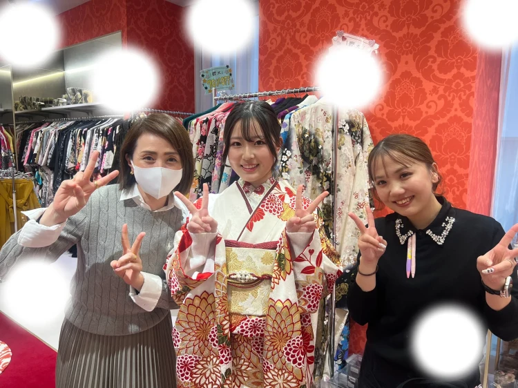 成人式　前撮り　梅田　古典　プレミアム古典　滝泰