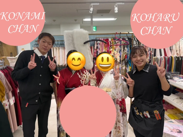 振袖レンタル　成人式　なんば　心斎橋　天王寺　大阪　人気古典黒赤と白赤