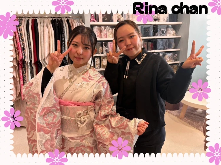 TAKAZEN　タカゼン　振袖　レンタル　モード　ピンク　キラキラ