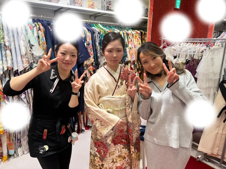 成人式　前撮り　梅田　着物メーカーブランド　くすみ　おしゃれ