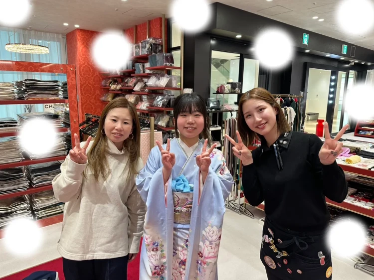 成人式　振袖　梅田　持込