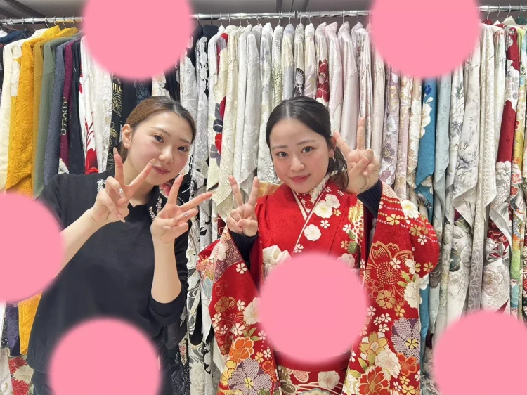 TAKAZEN神戸店　前撮り撮影会　イマドキ　カワイイ　コディネート　振袖　レンタル　袴　