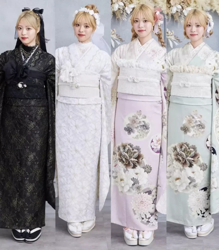 TAKAZEN神戸旧居留地 前撮り撮影会 イマドキ カワイイ コディネート 振袖 レンタル シュシュ