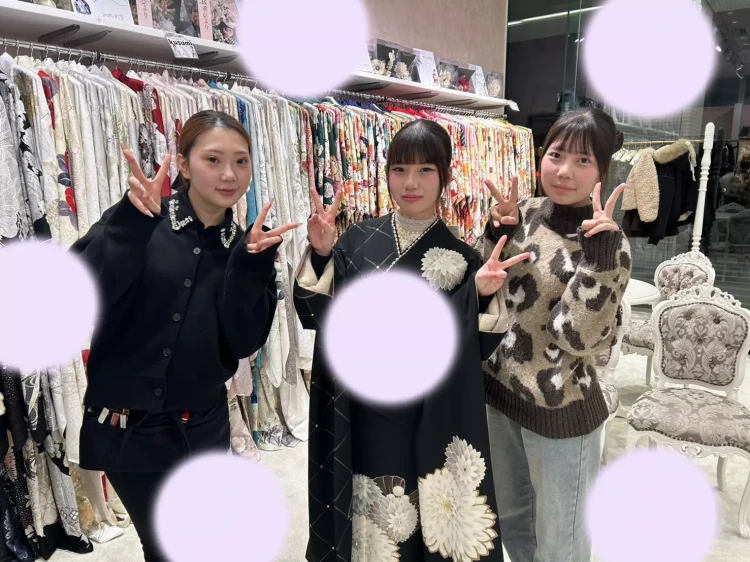 TAKAZEN神戸店　前撮り撮影会　イマドキ　カワイイ　コディネート　振袖　レンタル　袴　