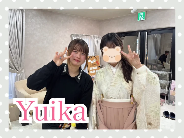 TAKAZEN奈良　袴　レンタル　卒業式　玉城ティナ×紅一点ブランド袴　ベージュ/淡い色/くすみカラー　乱菊柄　おしゃれ　可愛らしい　トレンド