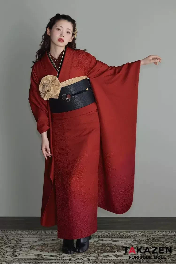 TAKAZEN神戸店　前撮り撮影会　イマドキ　カワイイ　コディネート　振袖　レンタル　袴　